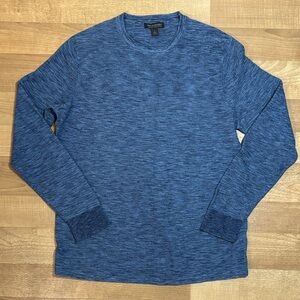 Banana Republic Blue Organic Slub Cotton Sweater